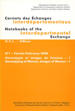 Carnets des Échanges interdépartementaux N°1 - Février 2000